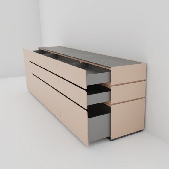 een andere Bestaan Verdorie Interlubke ''Just Cube'' Dressoir (280cm) | Field Design
